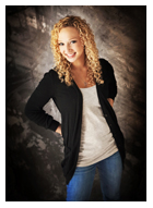senior portrait Ashley Morrison - Pecatonica HS